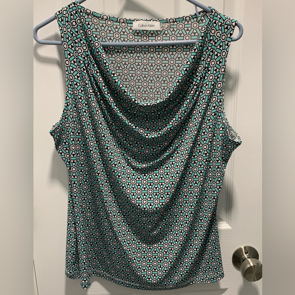 Calvin Klein cowl neck tank